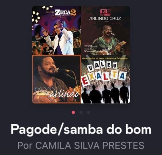 Playlist pagode e samba
