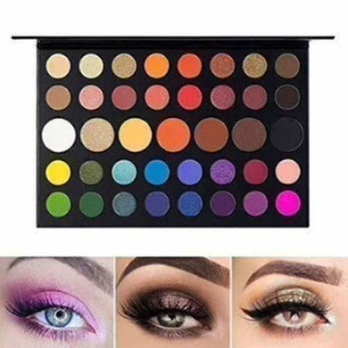 Beauty UCANBE Paleta de sombra de ojos Maquillaje Contorno metálico Sombra de ojos