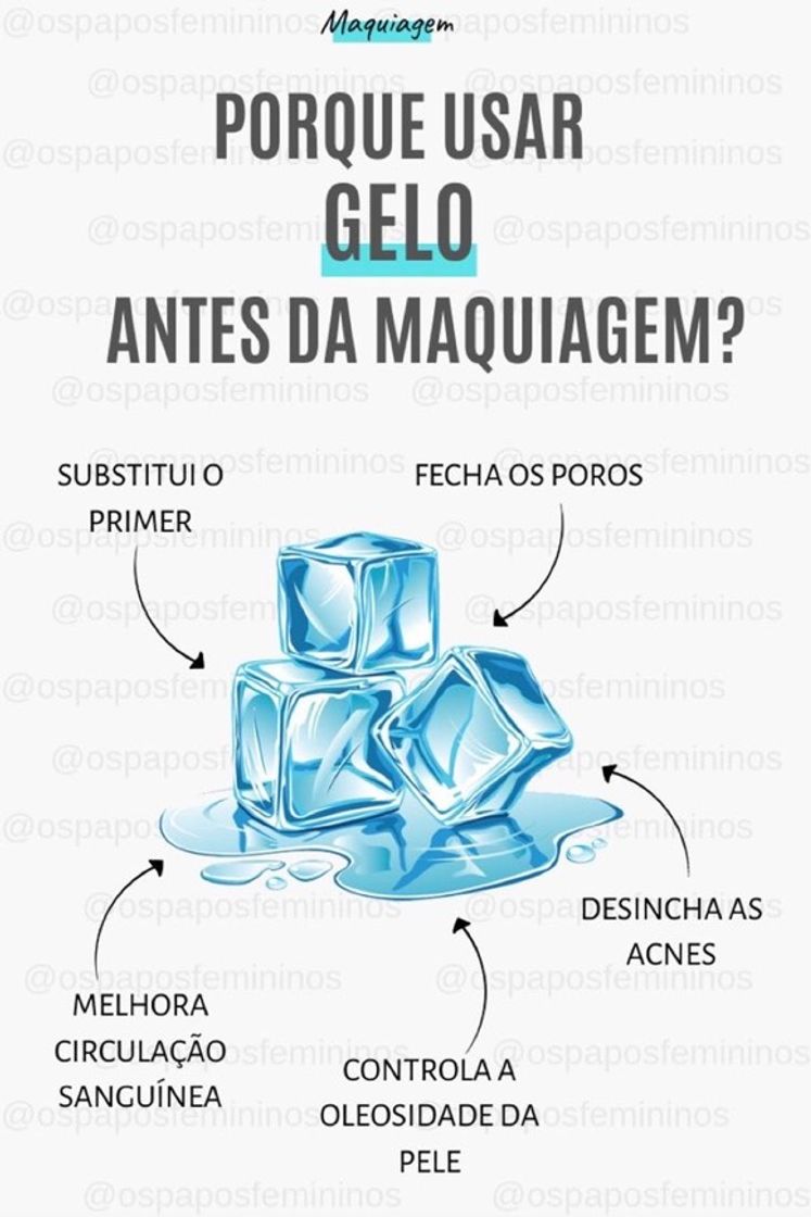 Moda GELO na maquiagem!!!