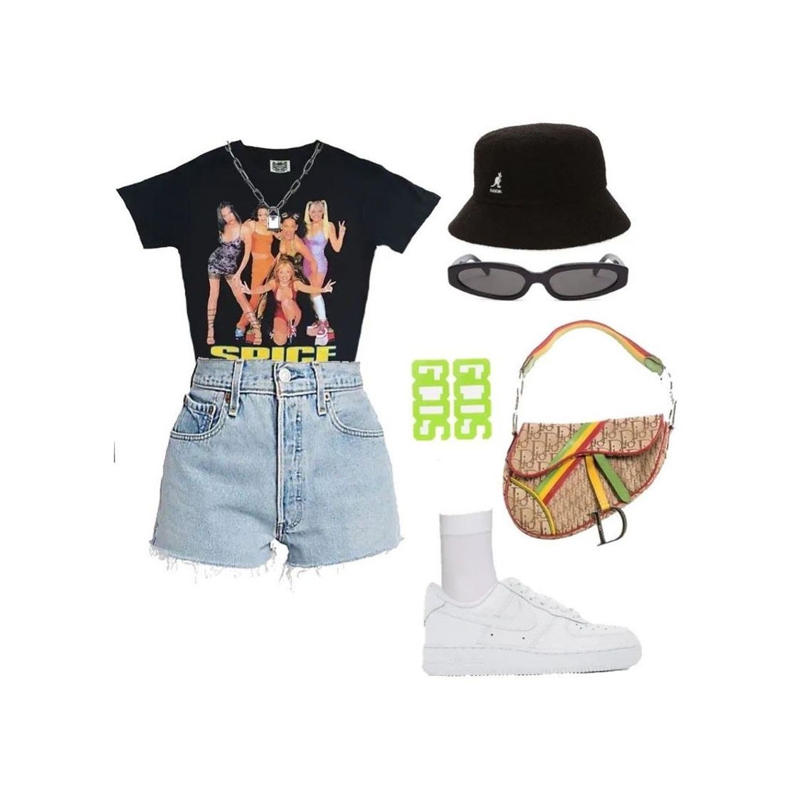 Fashion 90s outfit