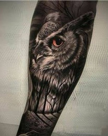 Tatuagem de coruja 