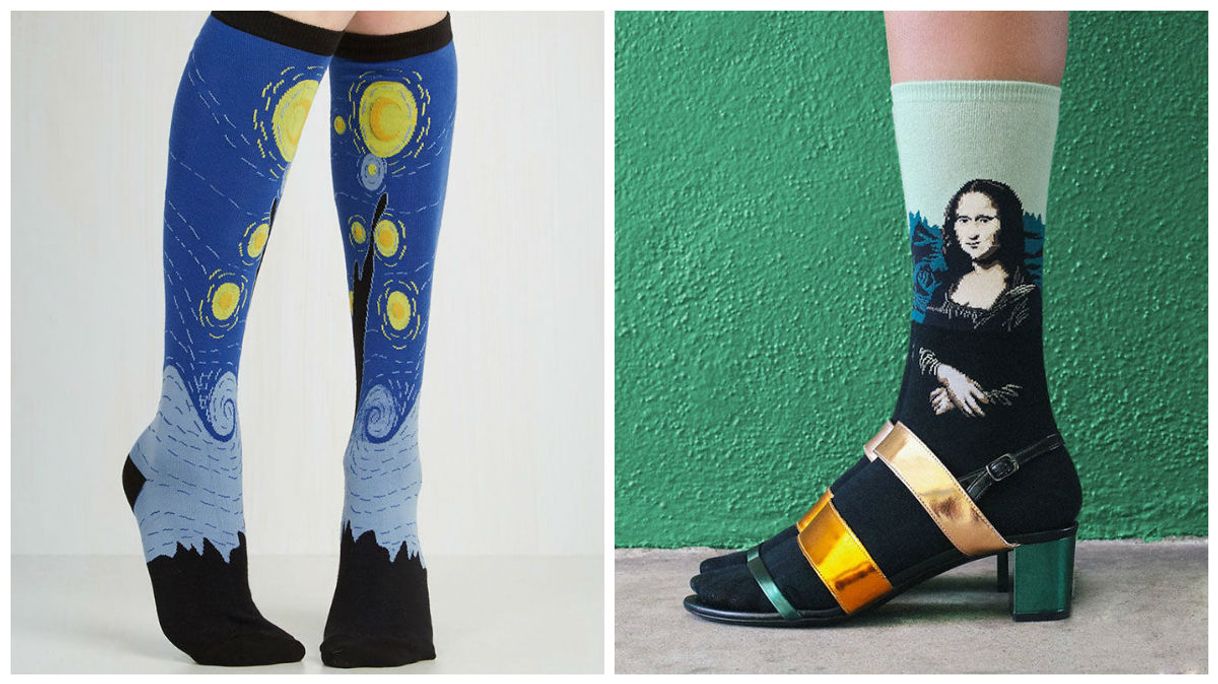 Moda WLQXDD Calcetines especiales de regalo Calcetines Divertidos Arte Creativo Pintura Al Óleo Abstracta Calcetines Boca Baja Meias Feminino Harajuku Calcetines Tob