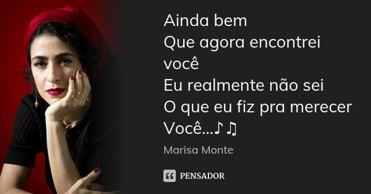 Canción Ainda Bem