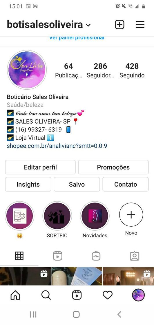 Fashion Perfil lojinha Boti Sales