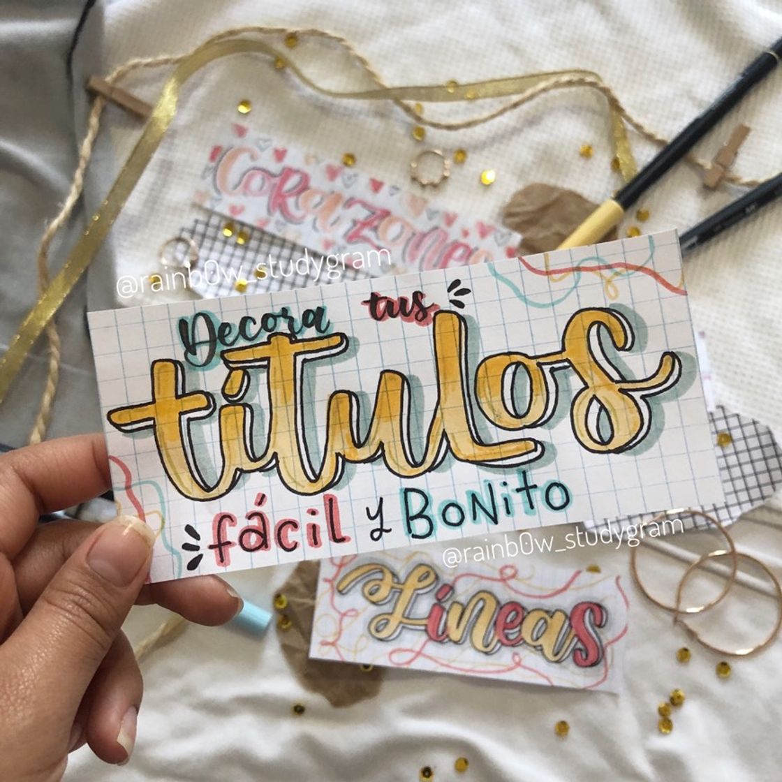 Social Decora tus títulos fácil y bonito 🥰