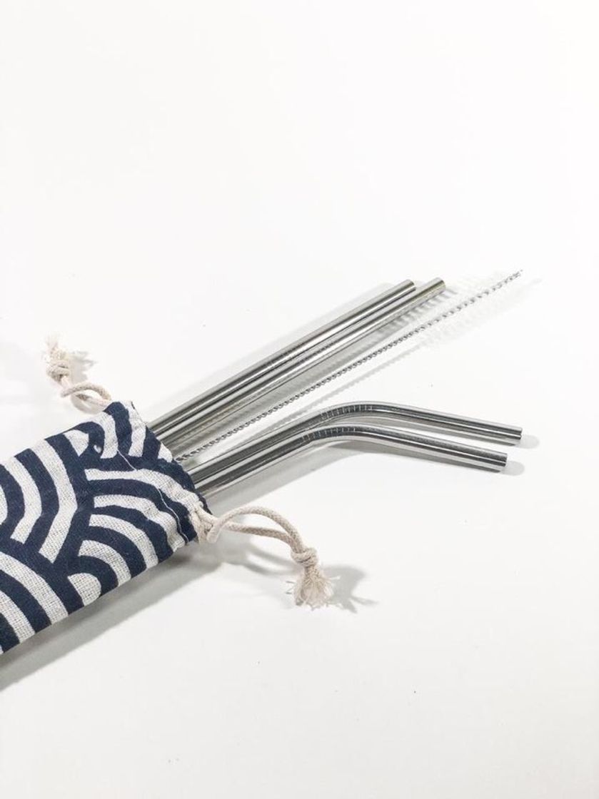 Social Cañitas de acero inoxidable ✨