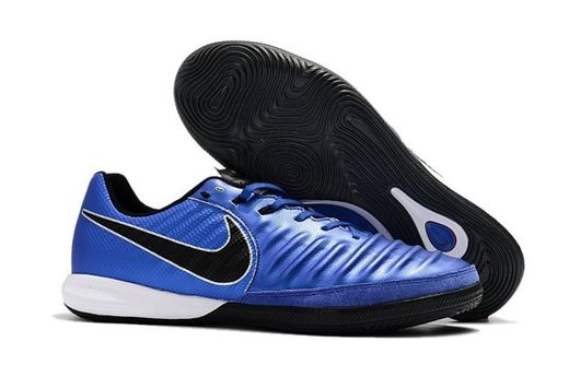 Chuteira Futsal Nike Tiempo Lunar Legend 7 Pro Azul Escuro