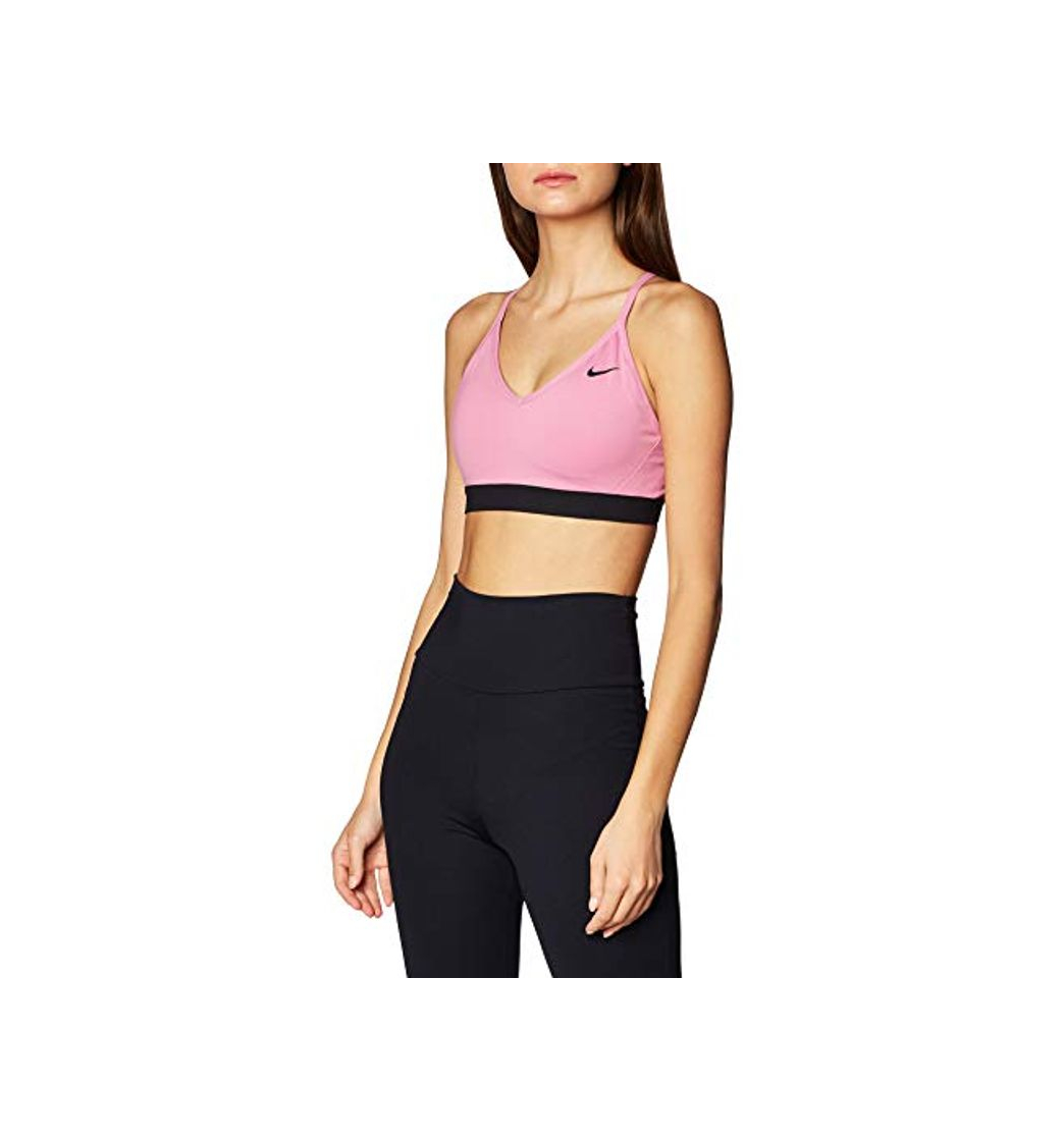 Fashion NIKE Indy Bra Sujetador de Deporte, Mujer, Magic Flamingo/Magic Flamingo/Black/