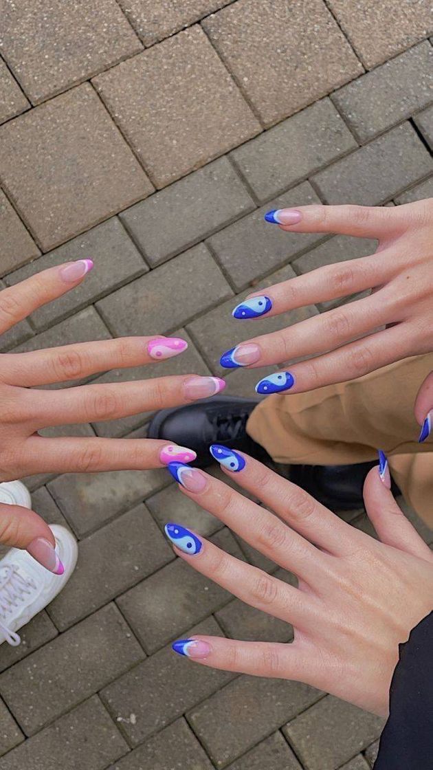 Moda Ideia de unhas para fazer com a bff