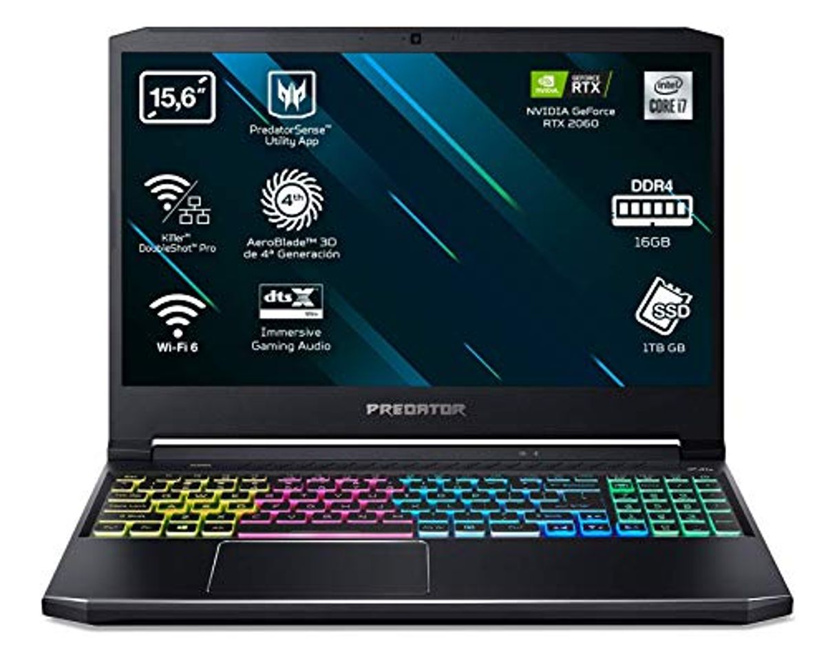 Productos Acer Predator Helios 300 PH315-53 - Portátil Gaming 15.6" FullHD