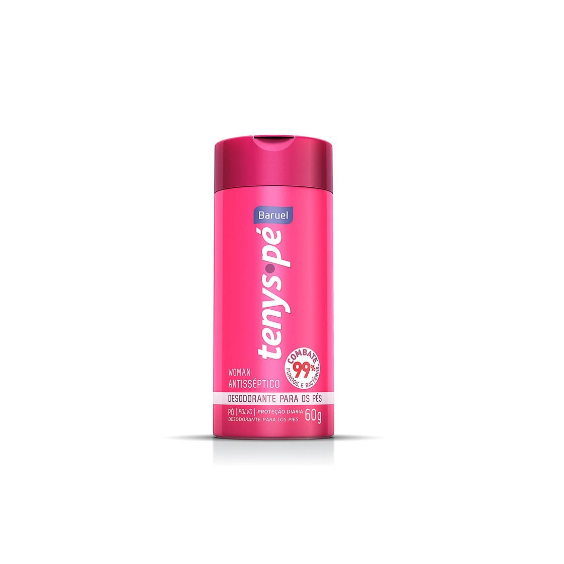 Social Talco Desodorante Para os Pés Tenys Pé Baruel Woman 60g 