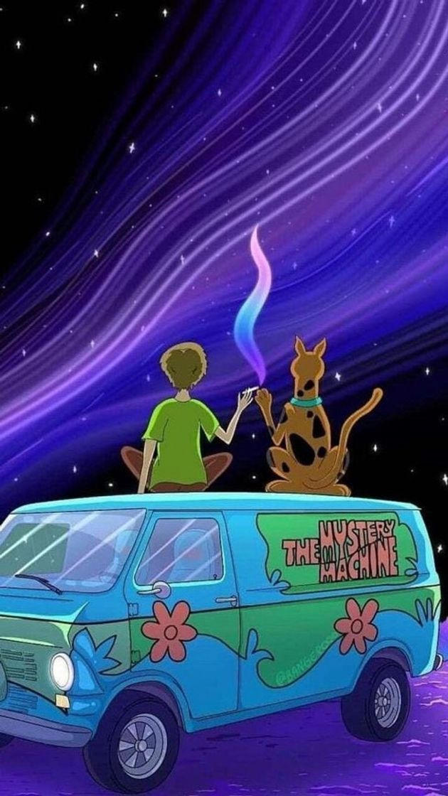 Moda Scooby doo e salsicha fumando 