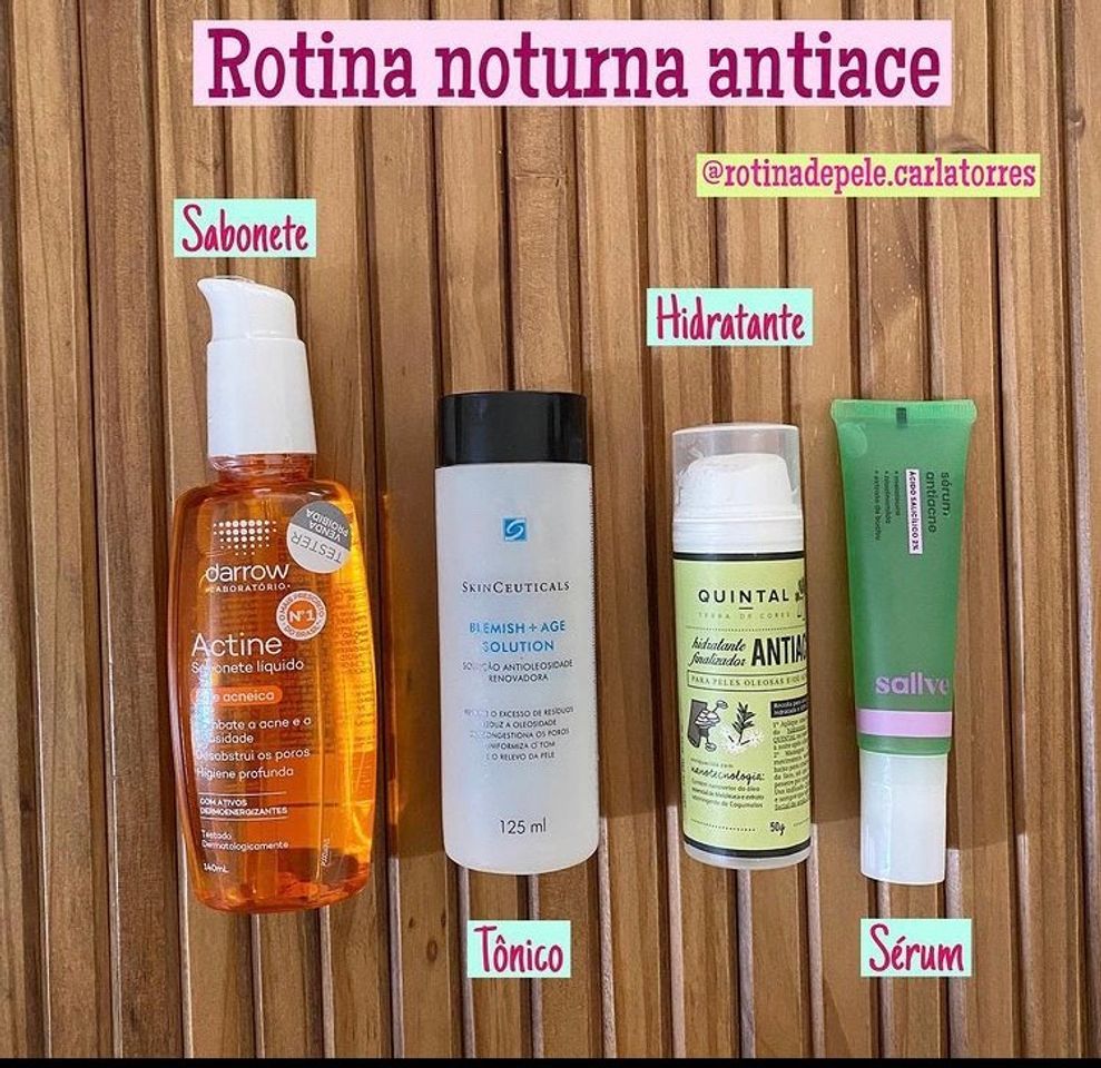 Moda Rotina para pele com acne