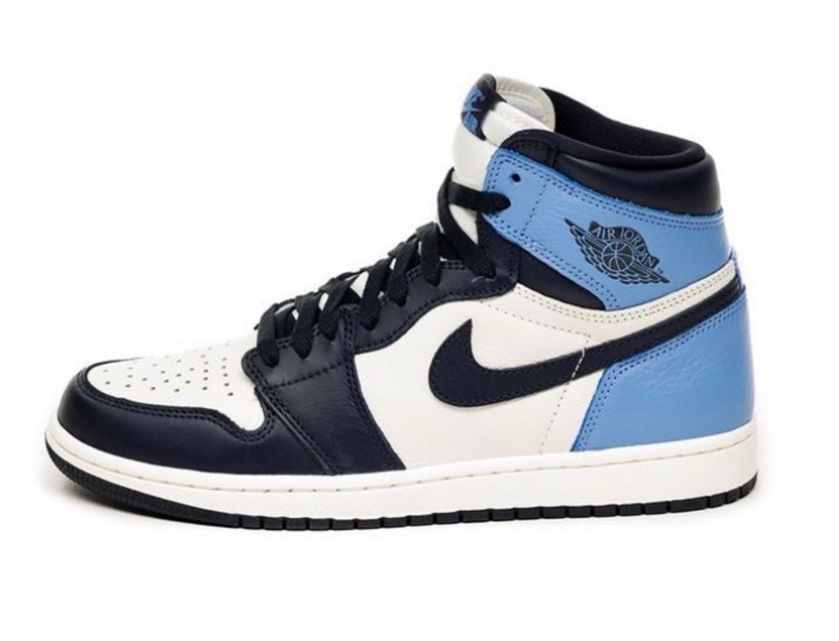 Moda NIKE AIR JORDAN 1 OBSIDIAN AZUL