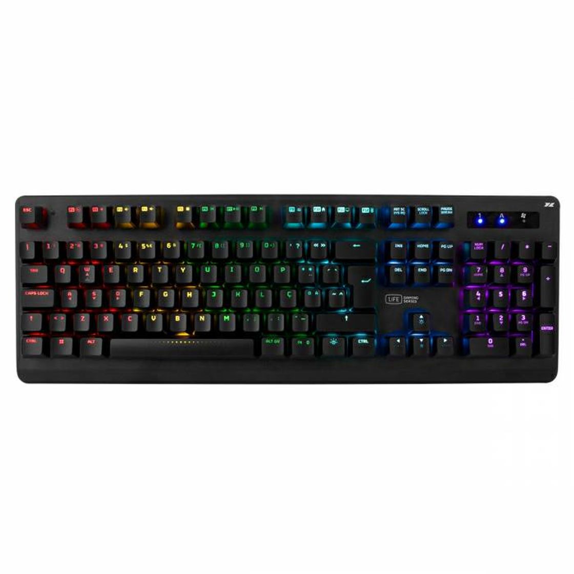 Products Teclado gaming mecânico com iluminação RGB Rainbow