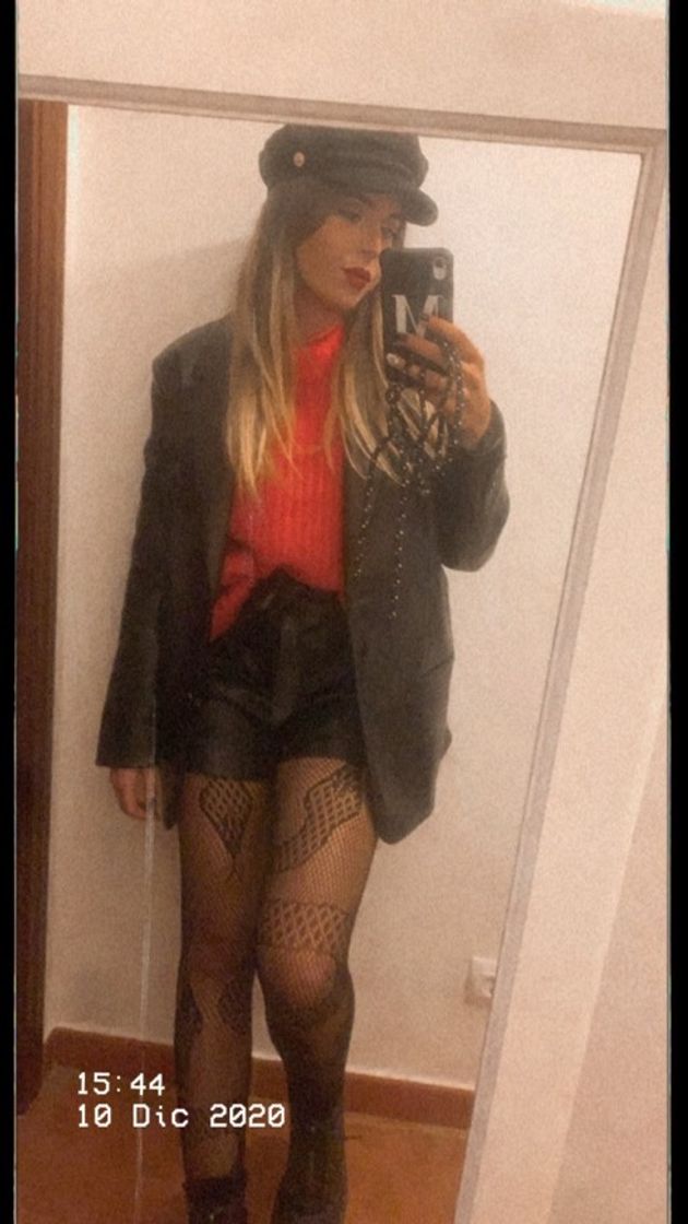 Social Medias de malla con patrón de serpiente