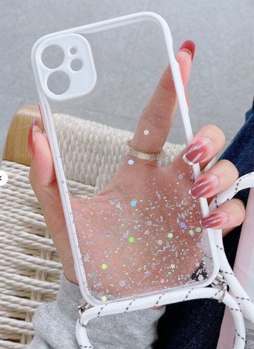 Product Funda de movíl con glitter de Shein