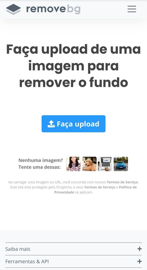 Moda Fazer upload de imagem – remove.bg