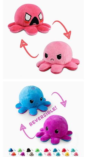 pulpo de peluche reversible original. 