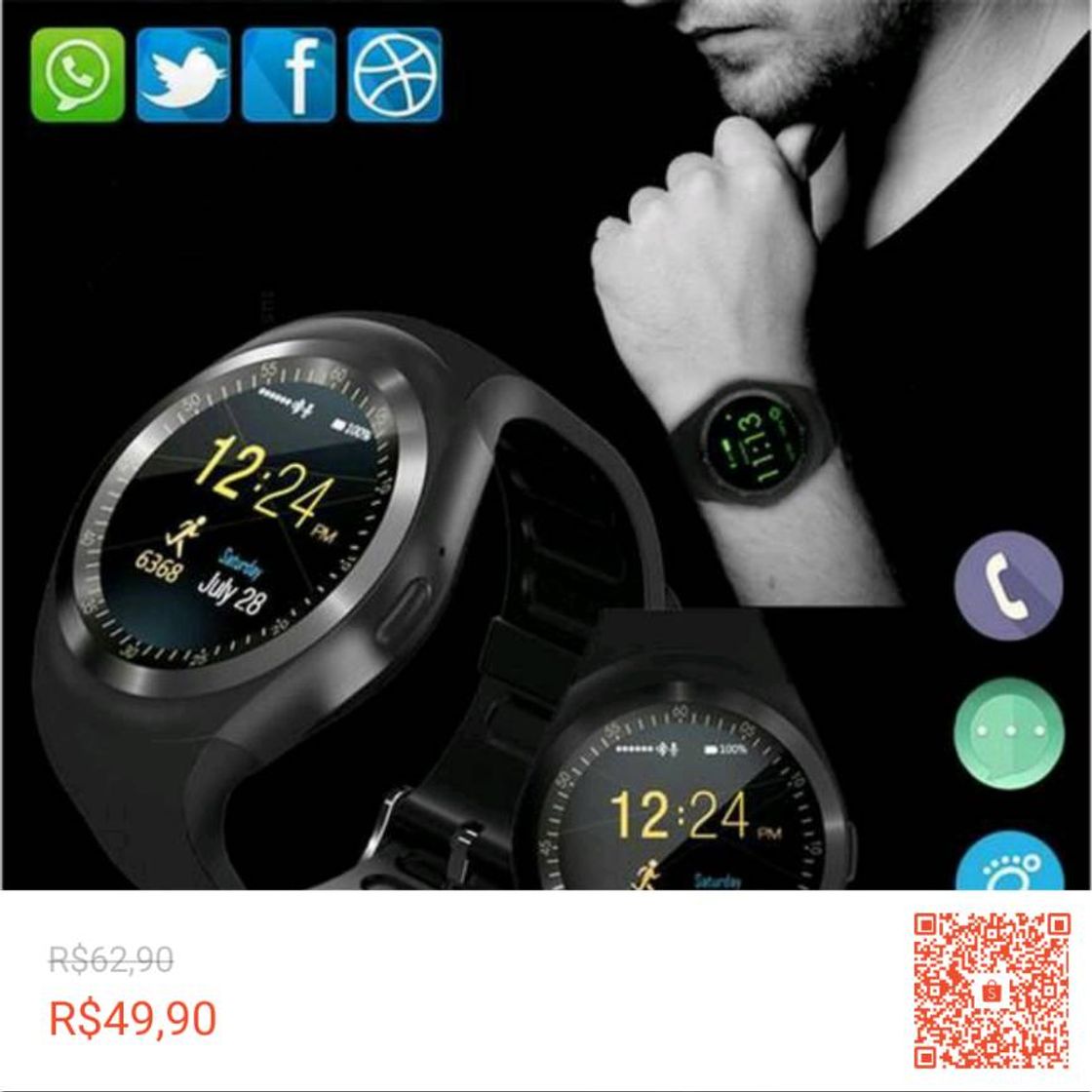 Fashion Confira Relogio Inteligente Smartwatch V8 Android Ios Blueto