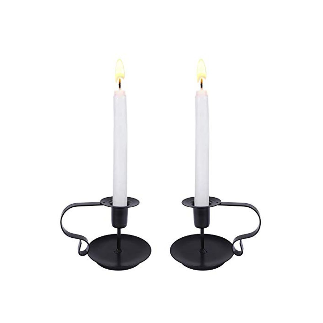 Product Candelabros de Hierro Negro Retro con Asa