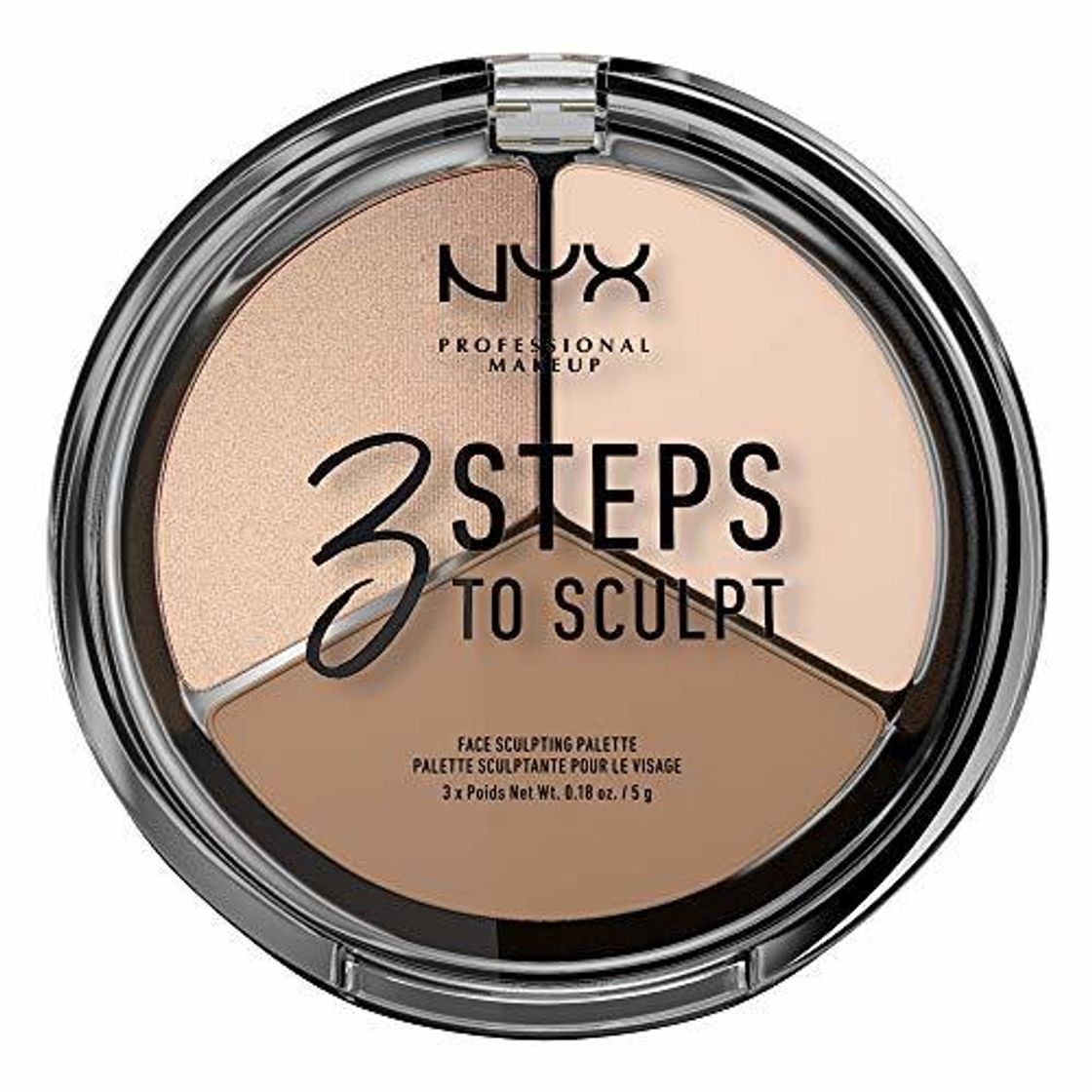 Social NYX Professional Makeup Paleta de Contouring & Iluminador 3 Steps to Sculpt