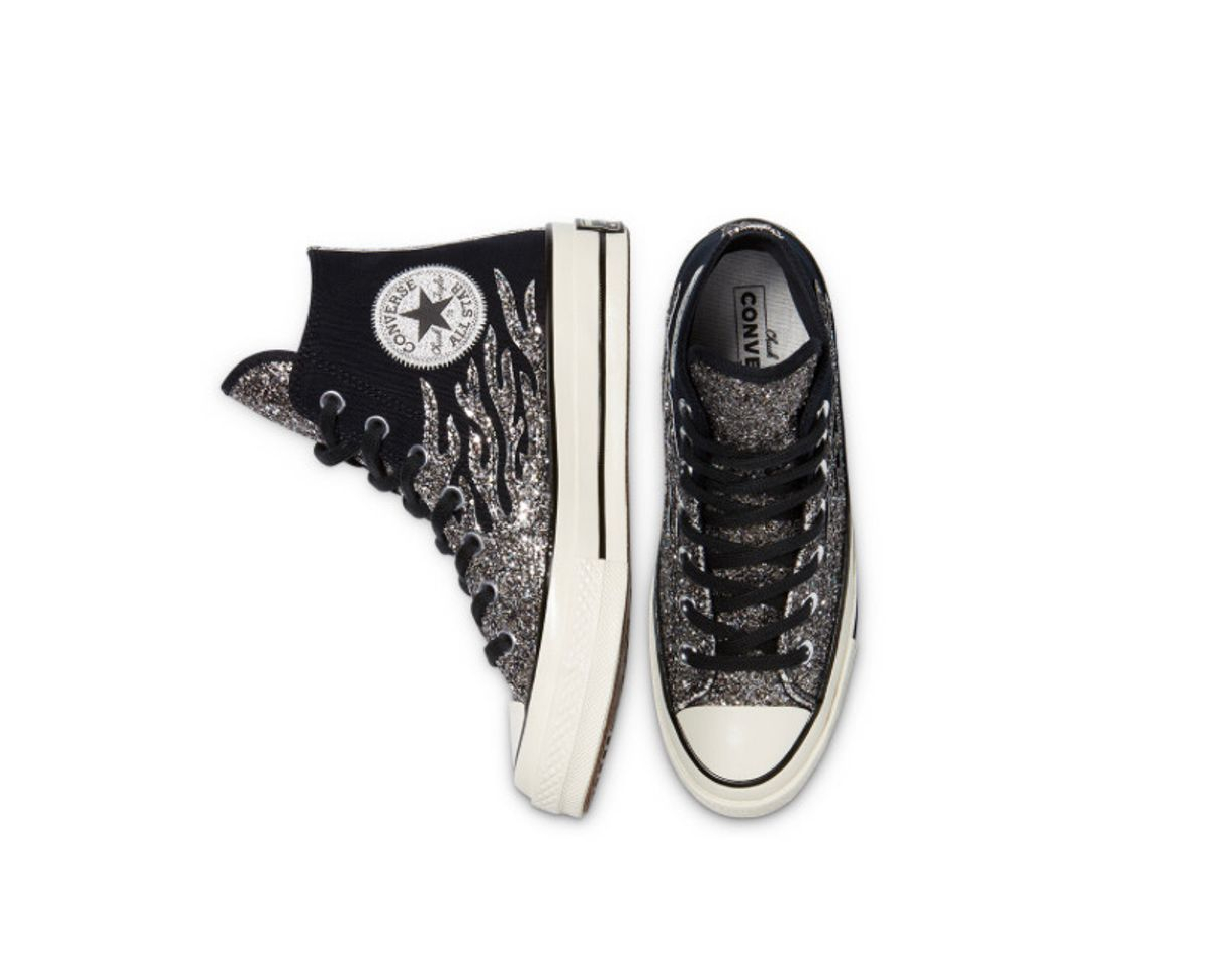Womens Glitter Shine Chuck 70 High Top