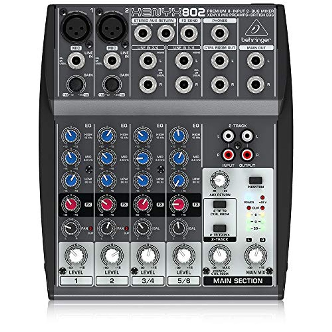 Lugares Behringer Xenyx 802 - Mezclador para DJ