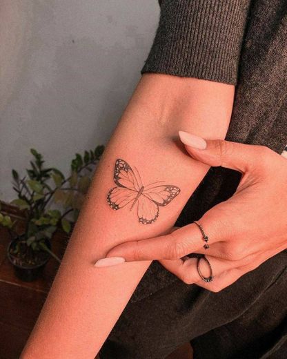 Tatoo de borboleta 🦋✨