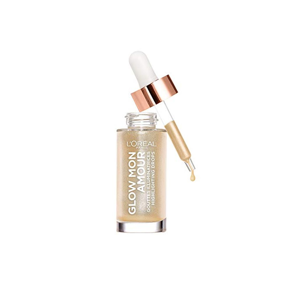 Beauty L'Oréal Paris Glow Mon Amour Highlighting Drops 01 Ivory Glow Rozświetlacz w