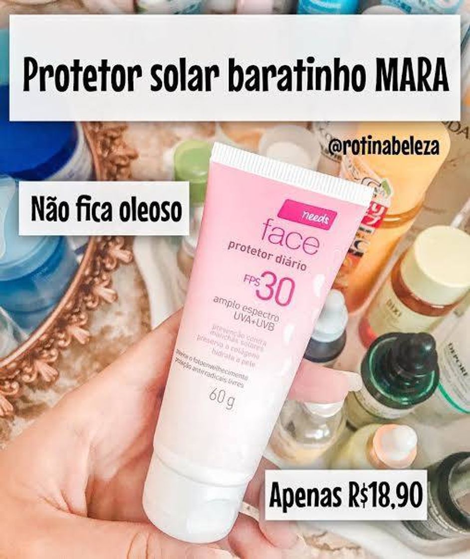 Moda Protetor Solar Facial Needs Diário FPS30 60g | Droga Raia