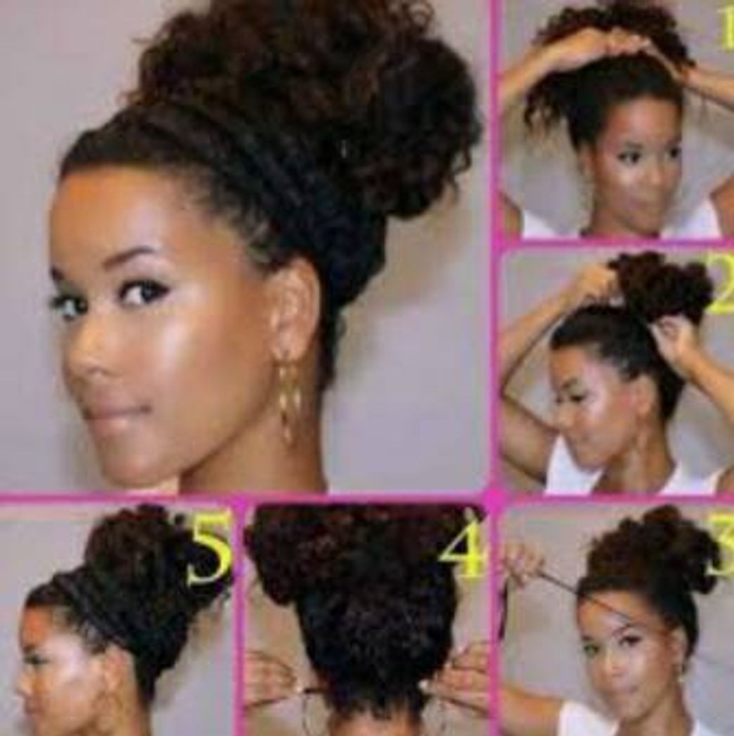 Fashion Penteado Para Cabelos Crespos