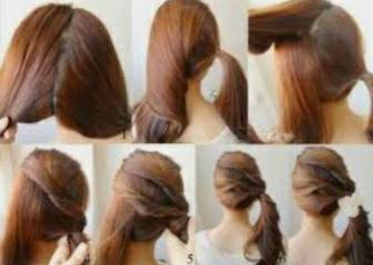 Fashion Penteado Para Cabelo Liso Longo 💖👩