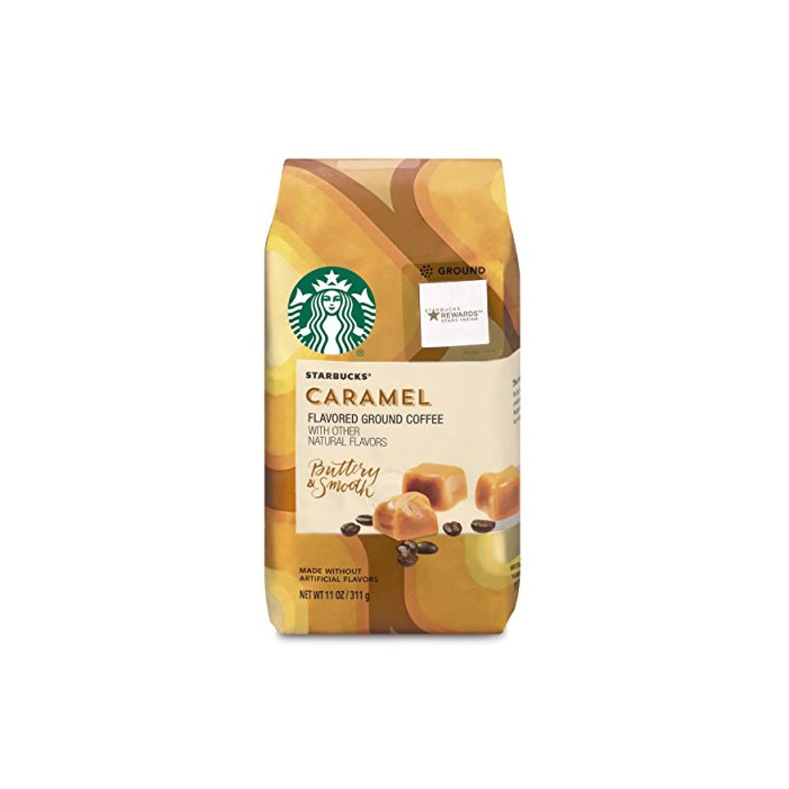 Productos Starbucks - Café molido con sabor a caramelo, 300 g