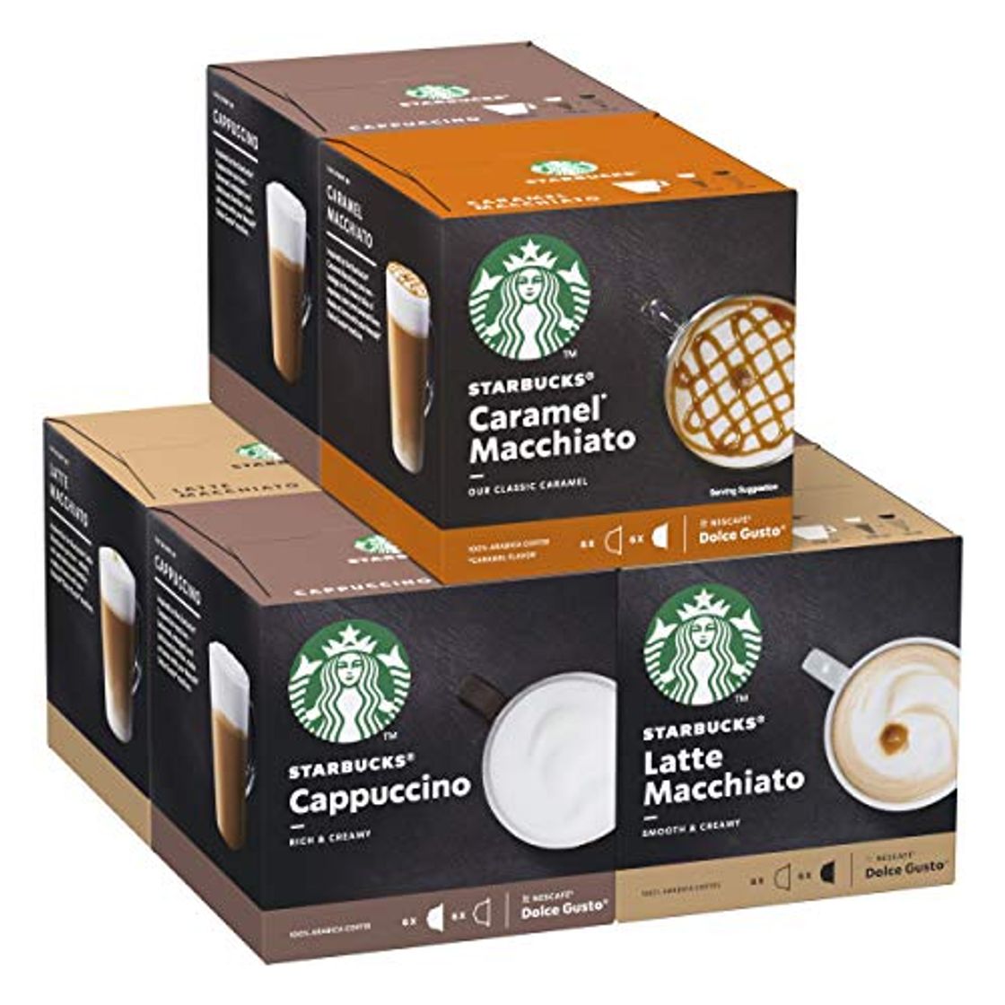 Producto STARBUCKS By Nescafe Dolce Gusto Variety Pack White Cup Coffee Pods