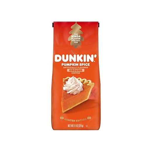 Dunkin Donuts Ground Coffee Pumpkin Spice 11 Ounces