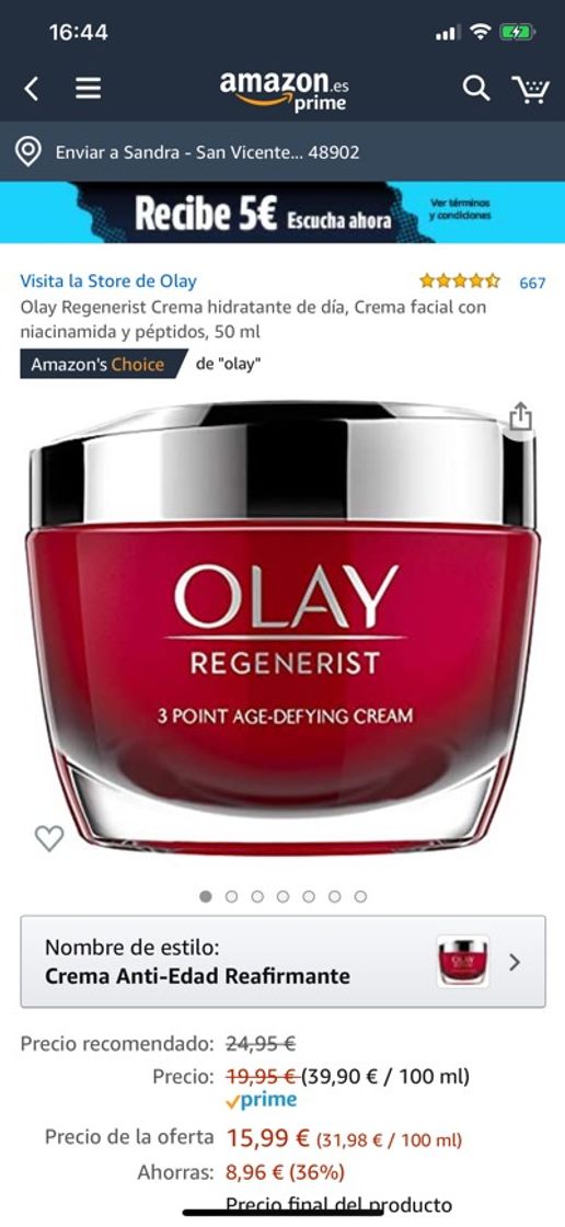 Fashion Crema olay