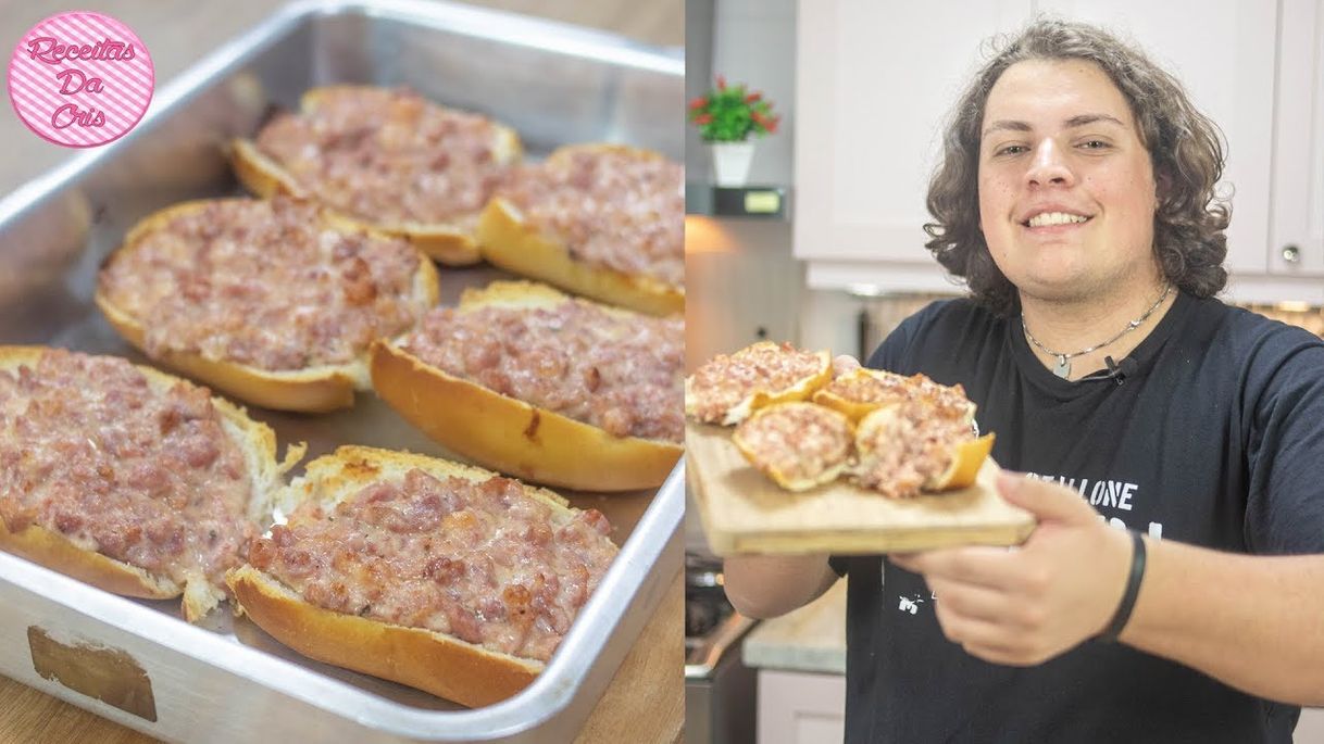 Moda Pão com linguiça de forno rápido 