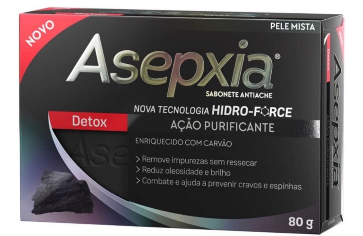 Fashion Asepxia sabonete antiacne detox 