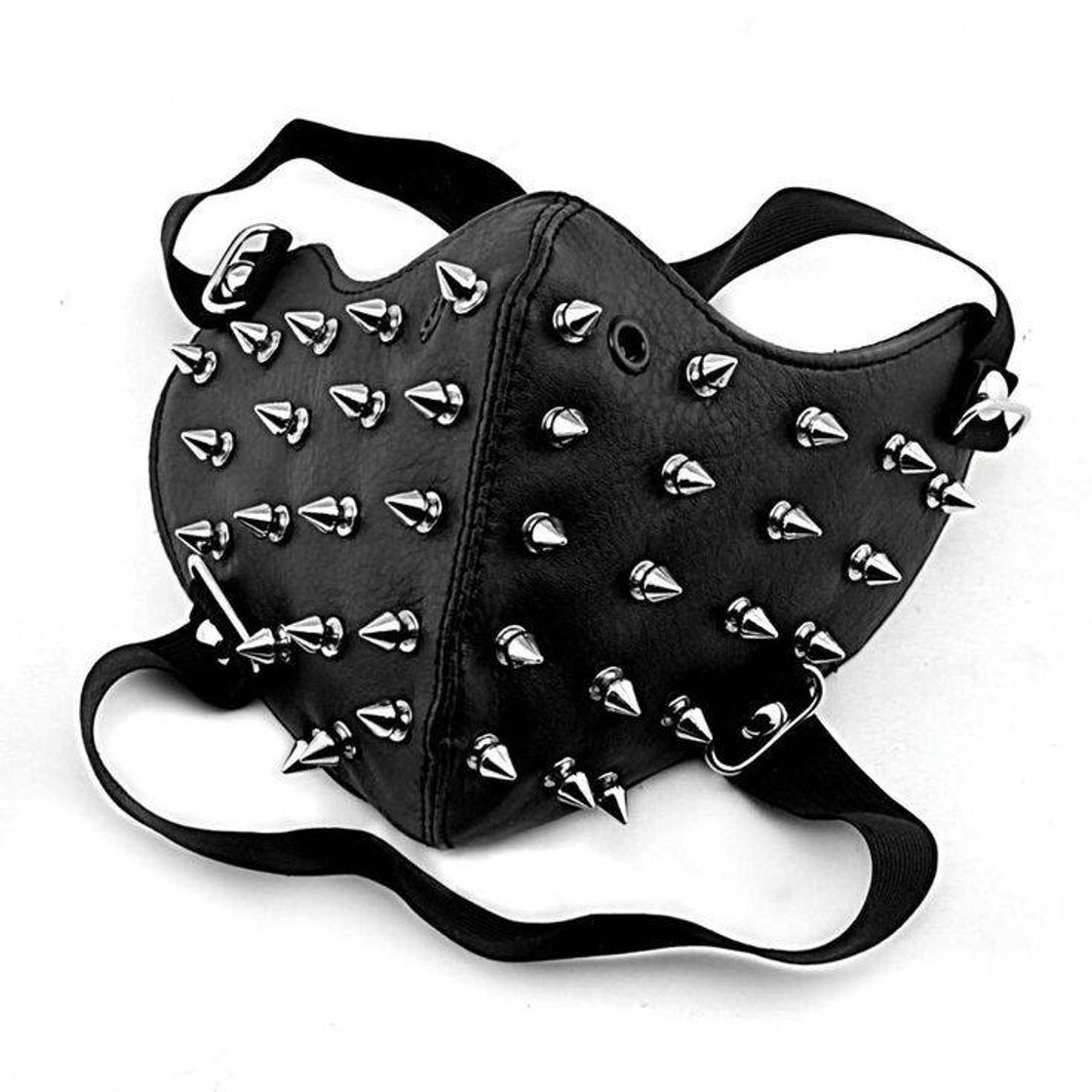 Moda Spiked Leather Mask