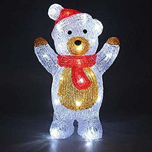 Deuba LED Acryl Figur Weihnachtsdeko Beleuchtung ... - Amazon.de