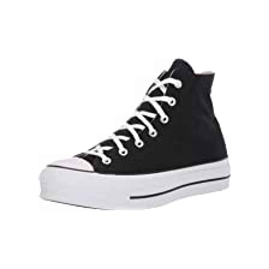 Social Converse Chuck Taylor CTAS Lift Hi, Zapatillas para Mujer, Blanco