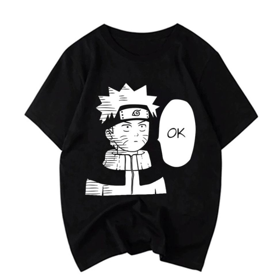 Fashion Camisa Naruto unissex