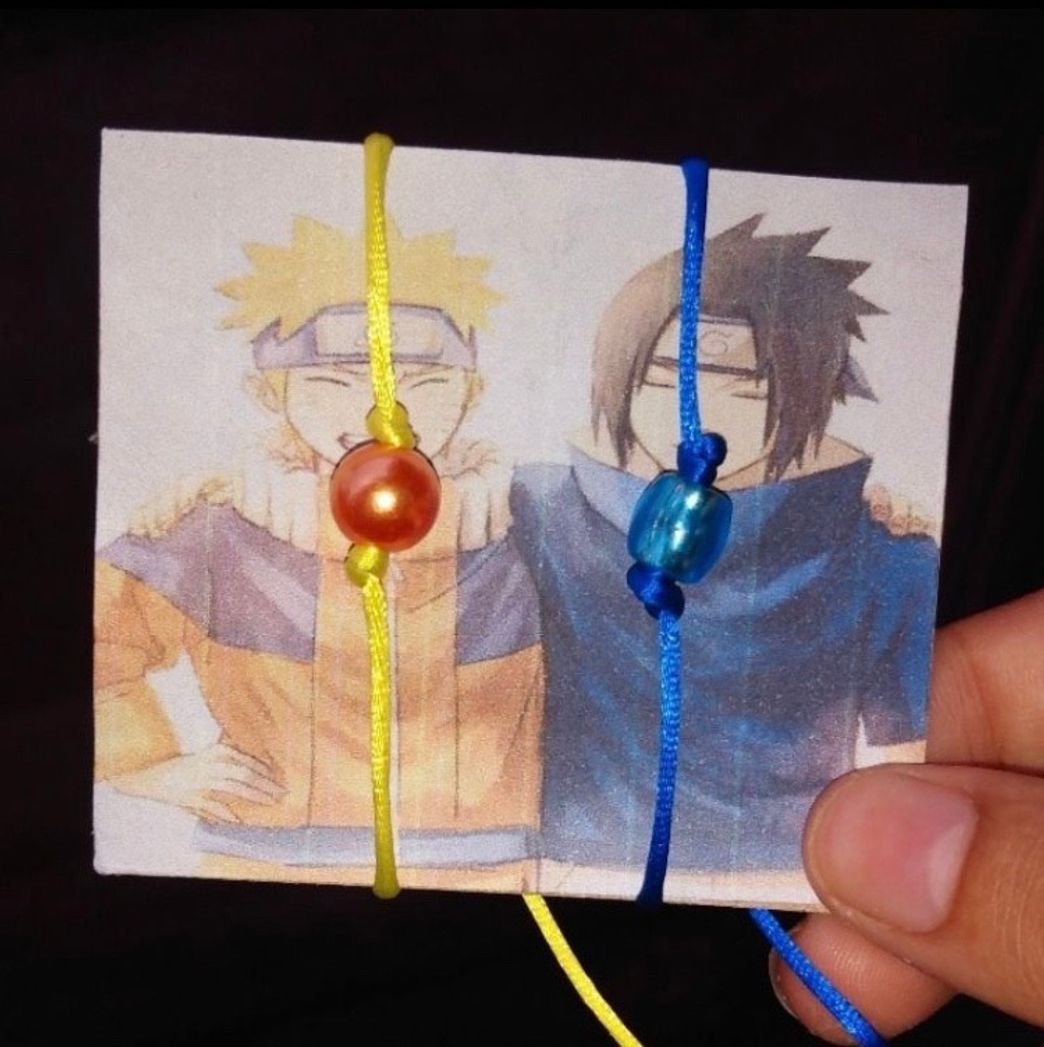 Moda Pulseira Naruto e sasuke 