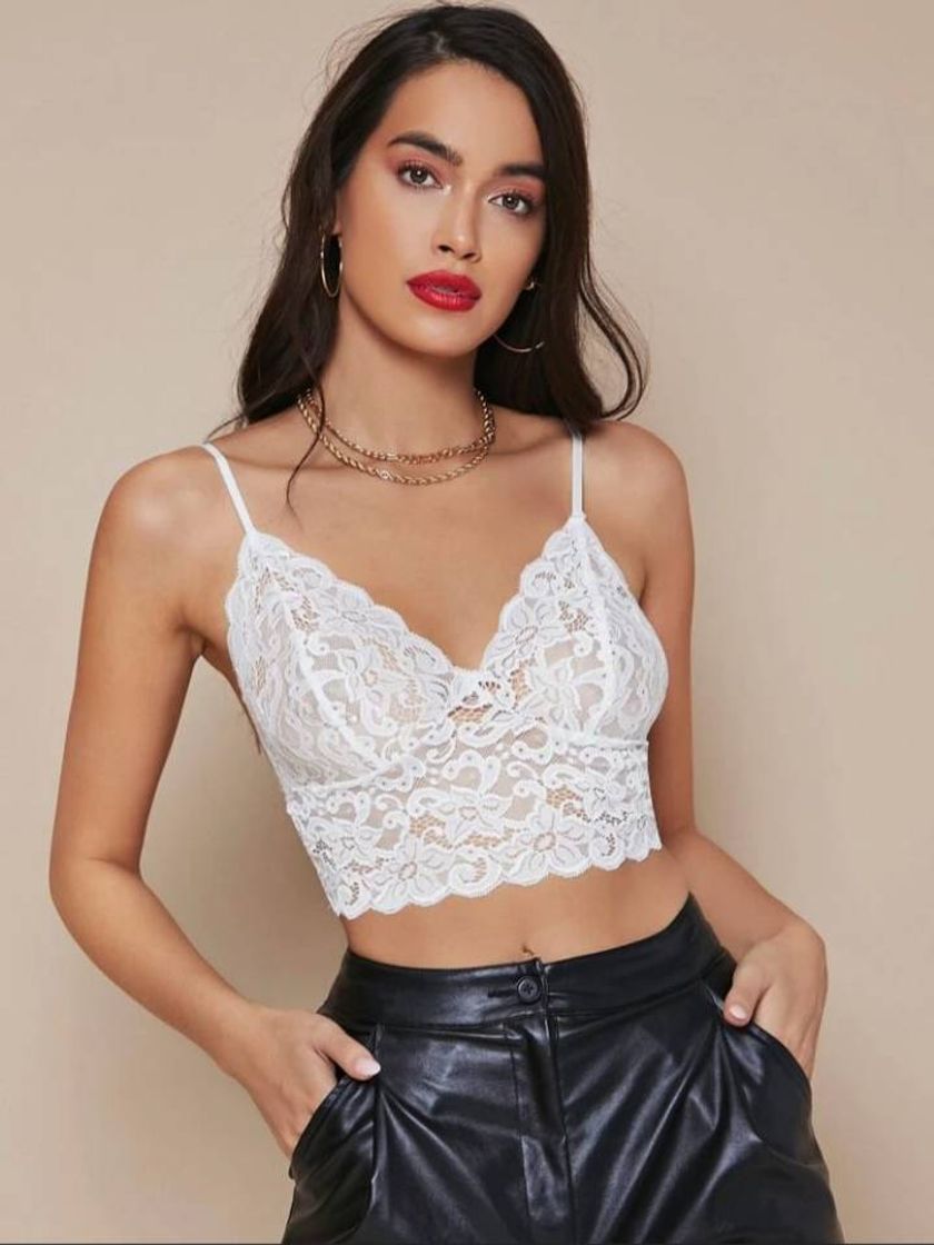 Fashion Lace Crop Bralette Top

