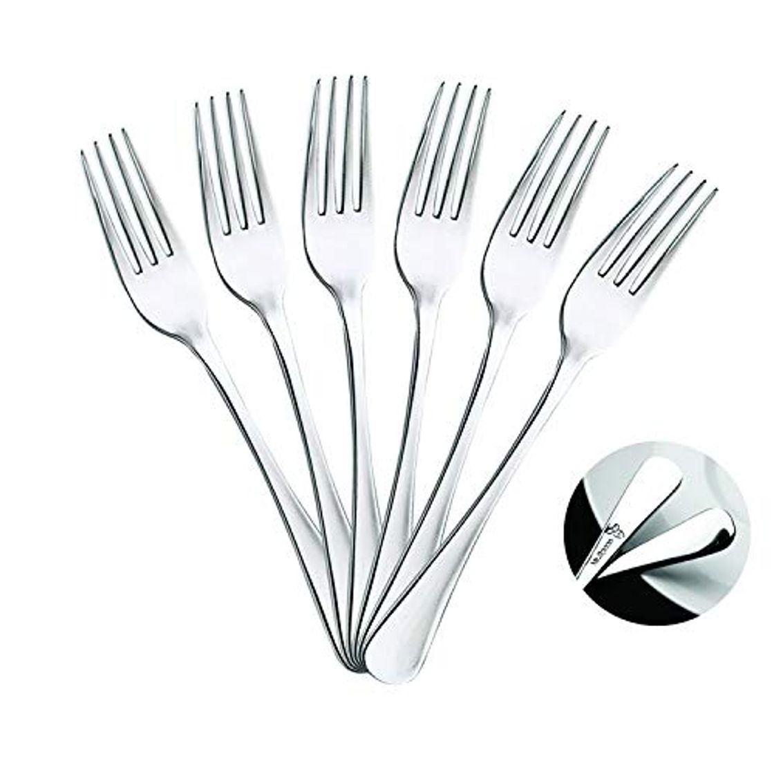 Producto Mr. Spoon 6 Tenedores de Mesa Acero INOX. Colección Minimal 20 x