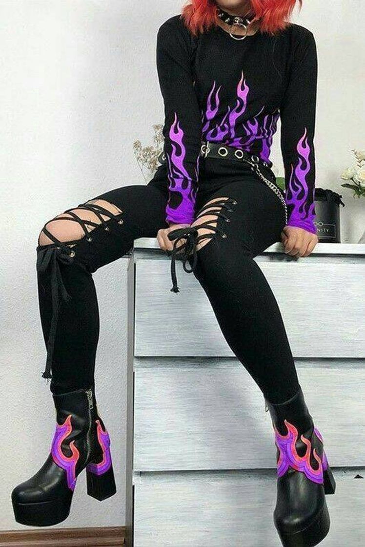 Moda Black Purple