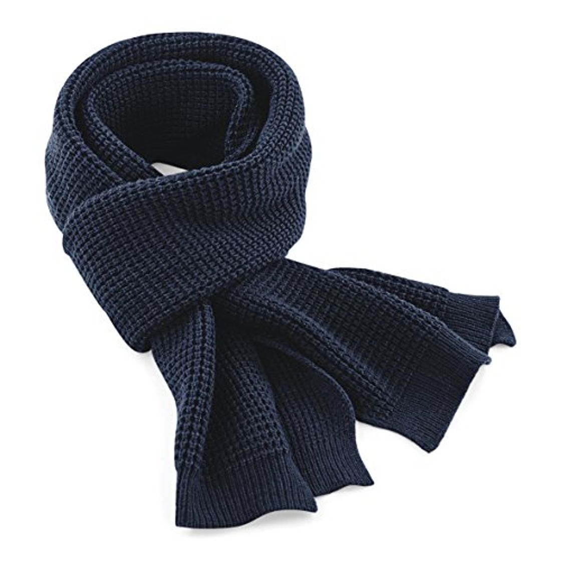 Social Beechfield - Bufanda de inverno de punto Waffle modelo Classic Unisex hombre