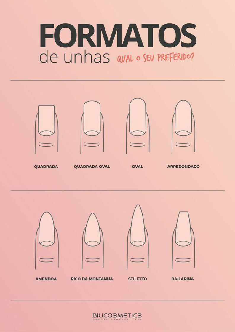 Fashion 💅Formatos de unha💅