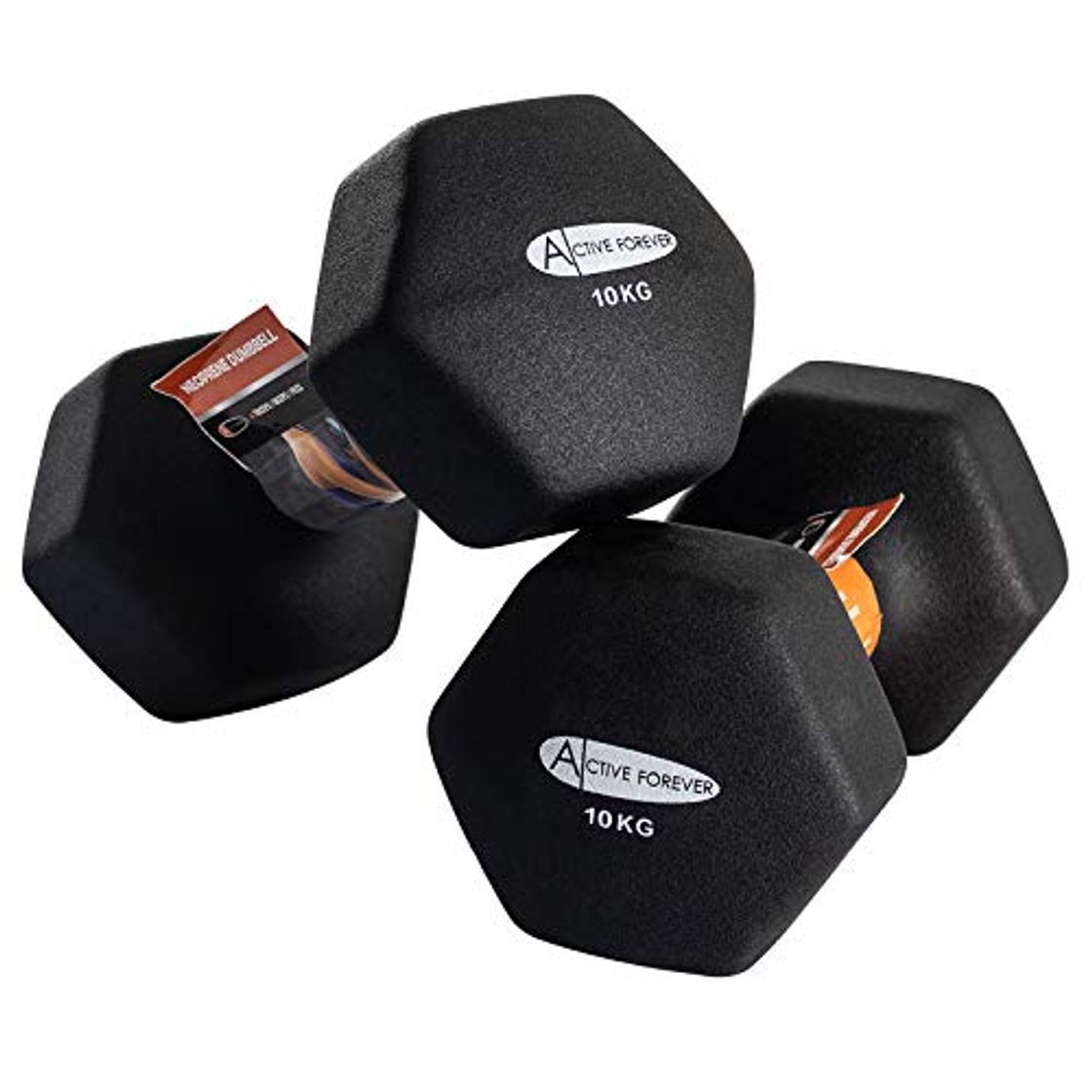 Fitness ACTIVE FOREVER Mancuernas hexagonales